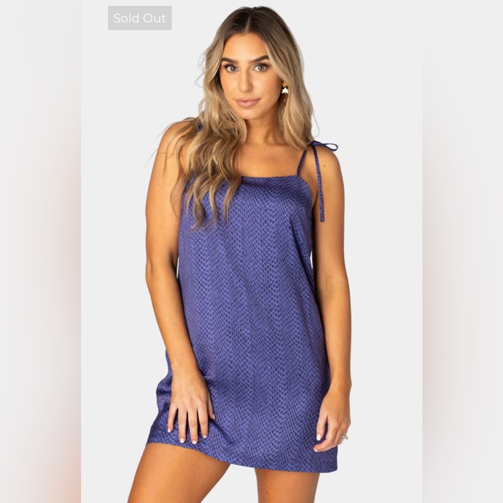 Buddy Love TOBIN TIE SHOULDER MINI DRESS‎ - HORNED FROG - NWT